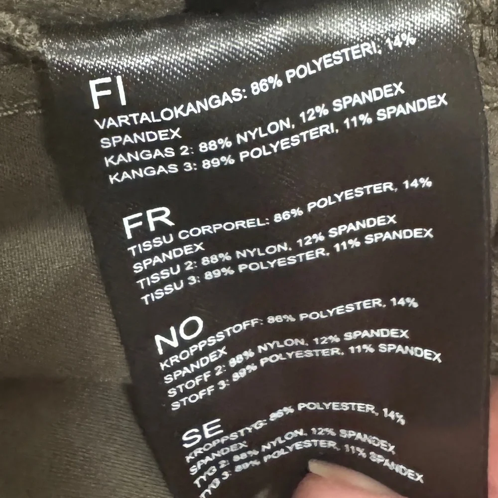 Kuhl Fleece Lined Frost Softshell Hiking Pants Olive Green NWOT Size 4 - Picture 7 of 10